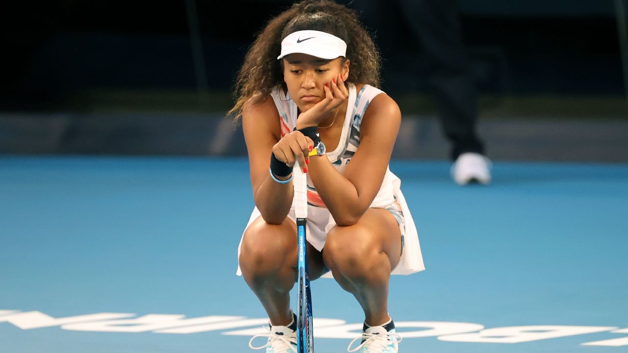 Naomi Osaka was unable to repeat her performance against Gauff at the US Open.