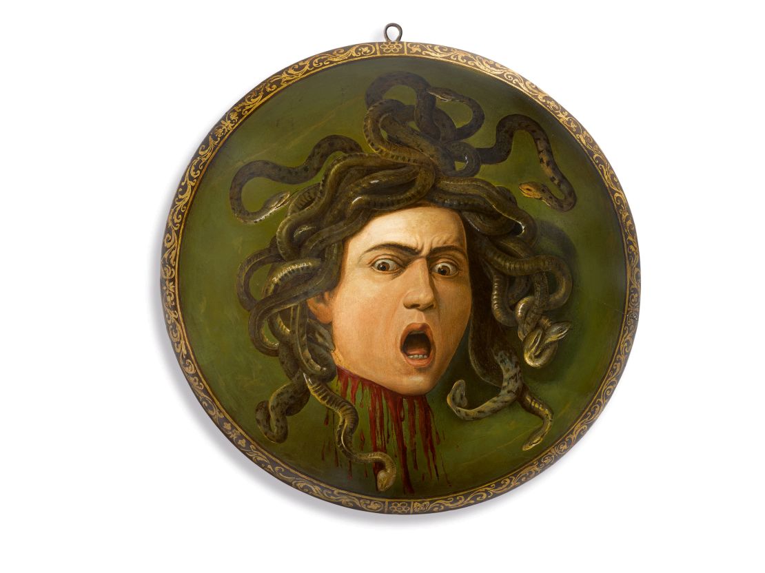 A copy of Caravaggio's "Medusa" has an auction estimate of $70,000 to $90,000.