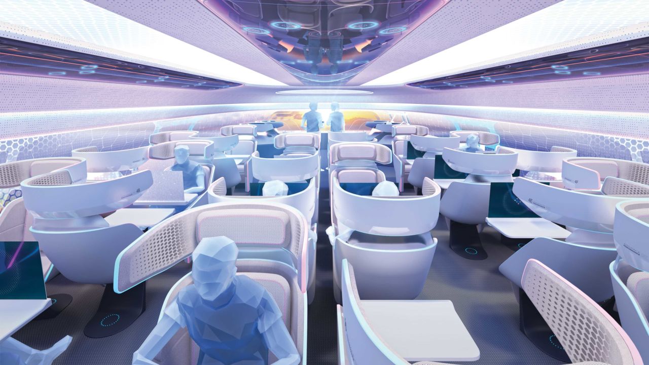 <strong>Next generation</strong>: Airbus' next generation cabin concept "Airspace Cabin Vision 2020" won in the "Visionary Concepts" category. 