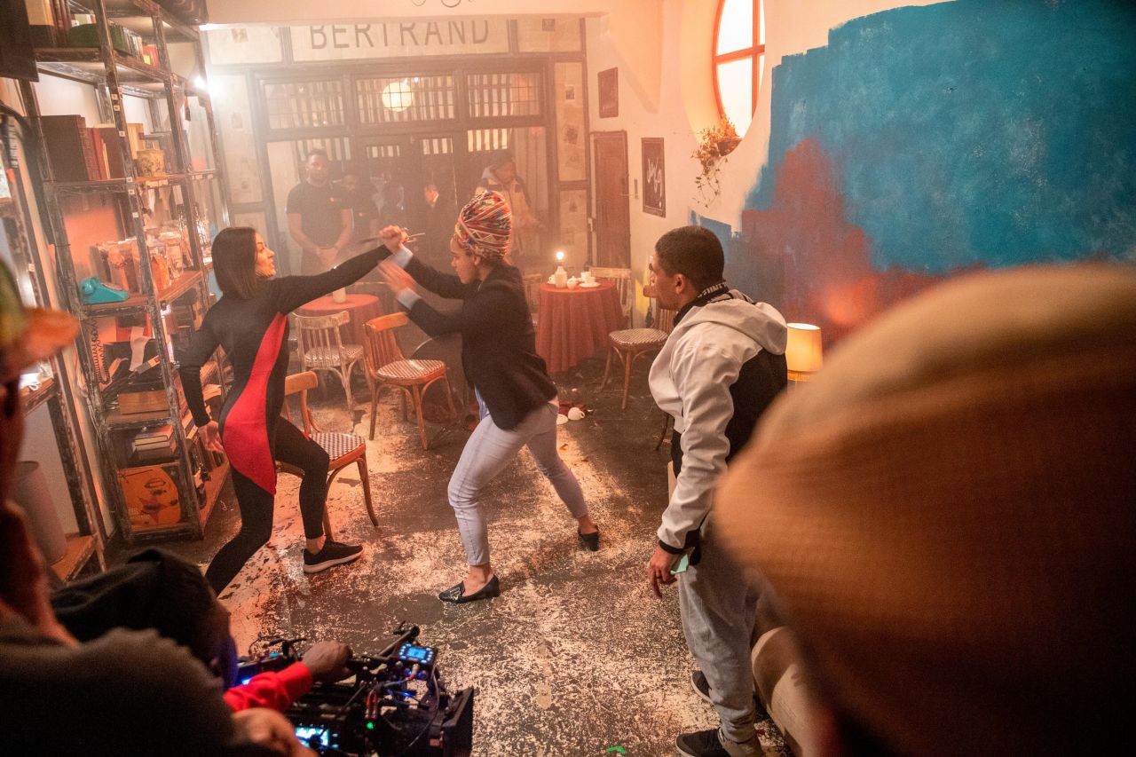 <strong>"Queen Sono":</strong> A hard-partying African female spy, assisted by her cohorts from a covert peacekeeping organization, uses her lethal skills to keep the continent safe from terror while she contends with continual post-traumatic stress and an inconvenient sex addition by self-medicating with drugs and alcohol. <strong>(Netflix) </strong><br />