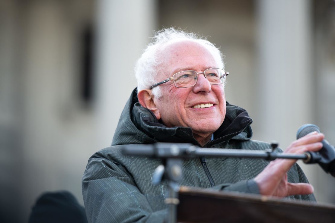 Democratic presidential candidate, Sen. Bernie Sanders (I-VT) addresses the crowd during King Day at the Dome March and Rally on January 20, 2020 in Columbia, South Carolina. 