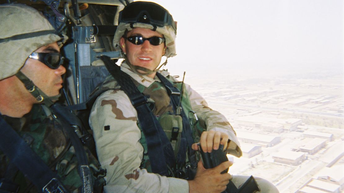 Rep. Jason Crow in Iraq in 2003. The freshman congressman is a military veteran; he received a Bronze Star after leading a platoon of paratroopers in the 82nd Airborne Division during the invasion of Iraq. 