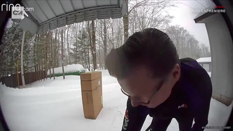 FedEx driver captured on camera doing kind act | CNN