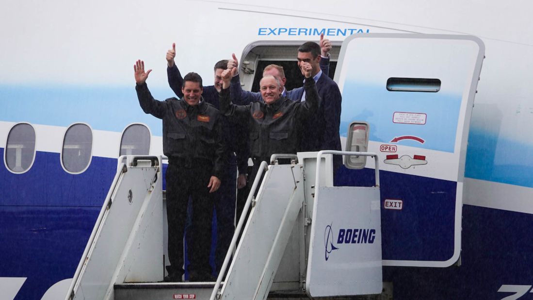 <strong>Aerial emotions: </strong>"It was so much fun," said Chaney, the pilot-in-command and 777/777X chief test pilot. "The moment we rotated and saw the chase plane go by, it was very emotional." 