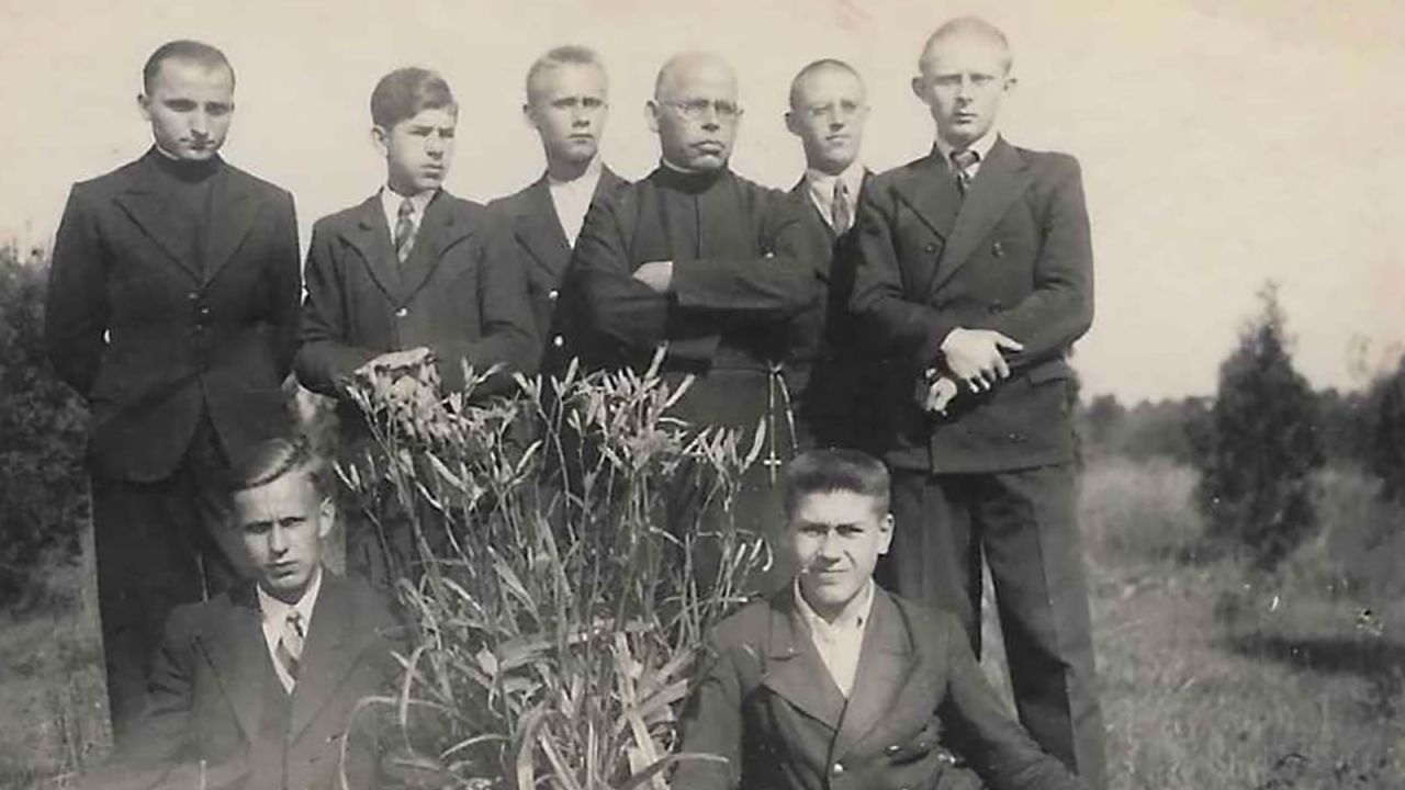 At the seminary in Poznan, 1939.