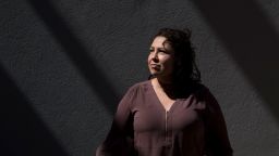 PHOENIX, ARIZONA - JULY 4:
Ruby Torres stands for a portrait in her apartment complex in Phoenix, Arizona on July 4, 2018. (Photo by Carolyn Van Houten/The Washington Post via Getty Images)