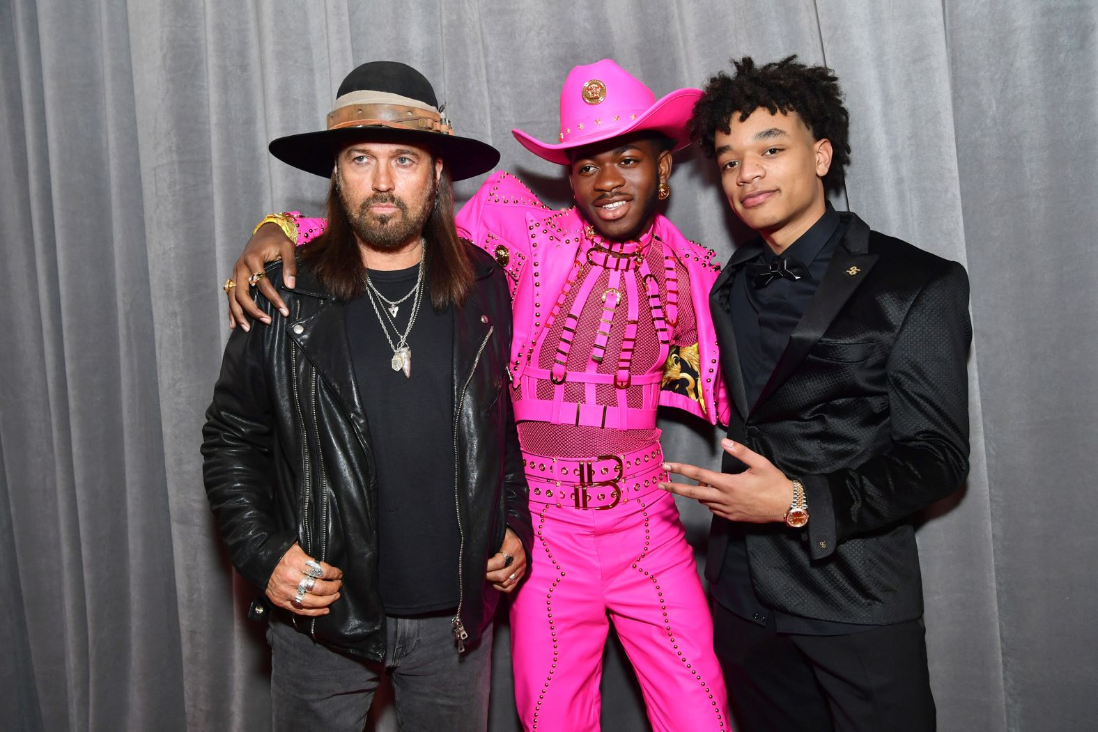 Billy Ray Cyrus, Lil Nas X, and YoungKio