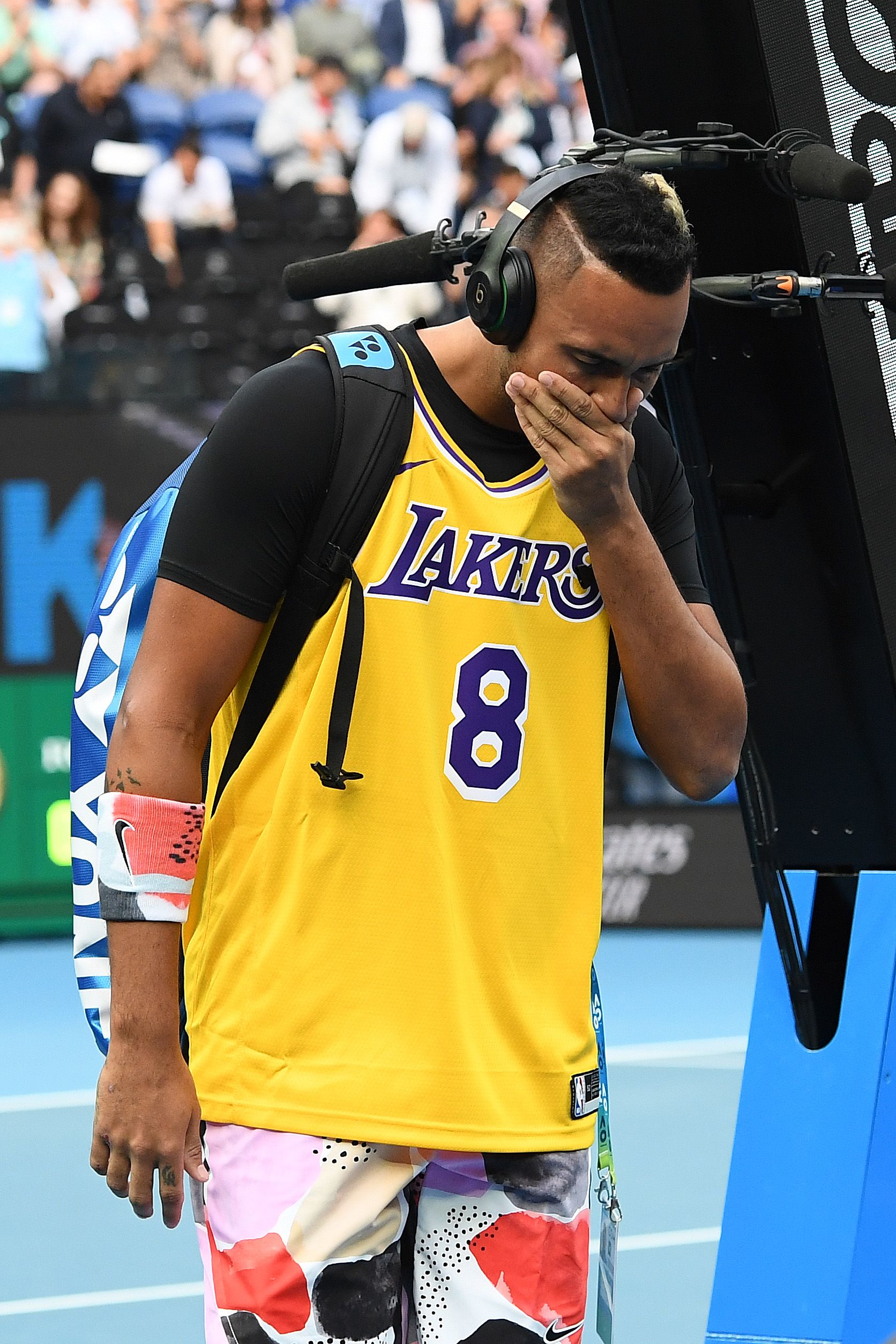 Players pay respects to Kobe Bryant at Australian Open