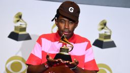 Recording Academy / GRAMMYs - 62nd Annual GRAMMY Awards – Portraits LOS  ANGELES, CALIFORNIA - JANUARY 26: Tyler, the Creator poses for a portrait  during the 62nd Annual GRAMMY Awards on January