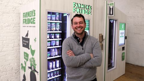 Farmer's Fridge founder and CEO Luke Saunders.