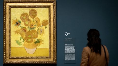 Amsterdam's Van Gogh Museum has designated selfie spots to help control traffic flow.