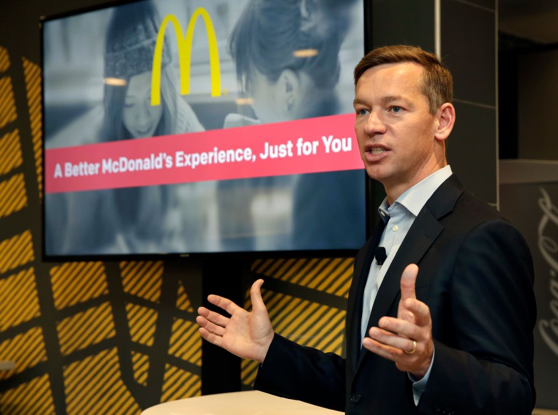 Chris Kempczinski in 2016, as incoming president of McDonald's USA.