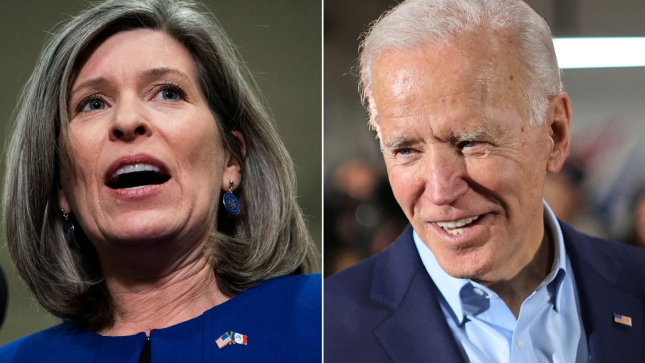 Joe Biden Joni Ernst split