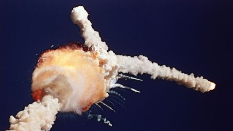 ** ADVANCE FOR USE FRIDAY, JAN. 28, 2011 AND THEREAFTER ** FILE - In this Jan. 28, 1986 file photo, the space shuttle Challenger explodes shortly after lifting off from the Kennedy Space Center in Cape Canaveral, Fla. (AP Photo/Bruce Weaver, File)