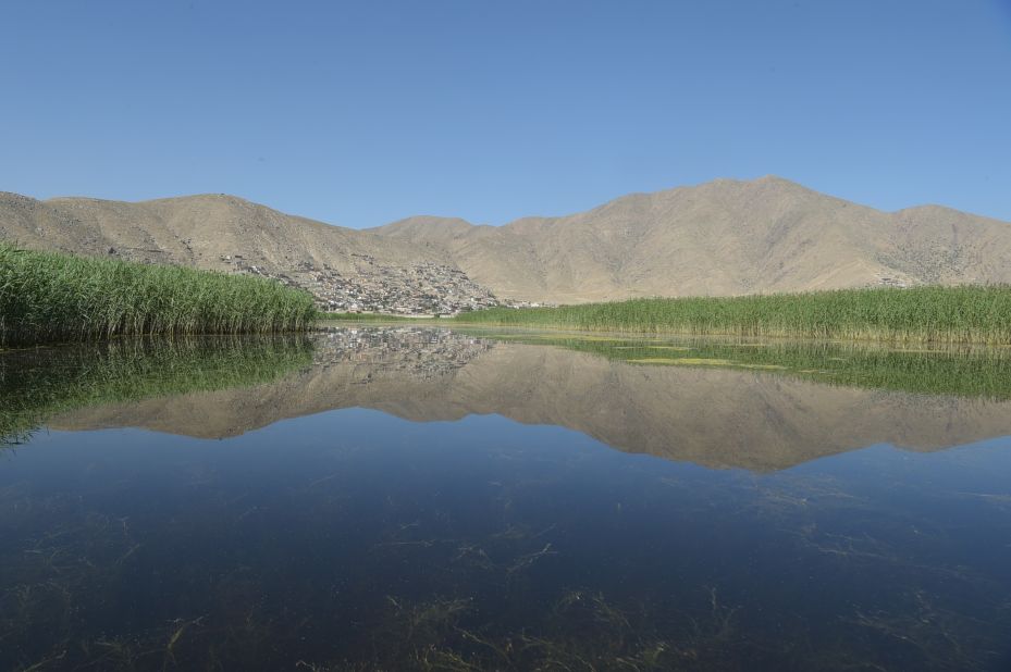 The Kol-e-Hashmat Khan wetland on the outskirts of Kabul was once a royal hunting ground and welcomes countless migratory bird species in the springtime. Threatened by building and development, this marsh is now an official UN conservation site.