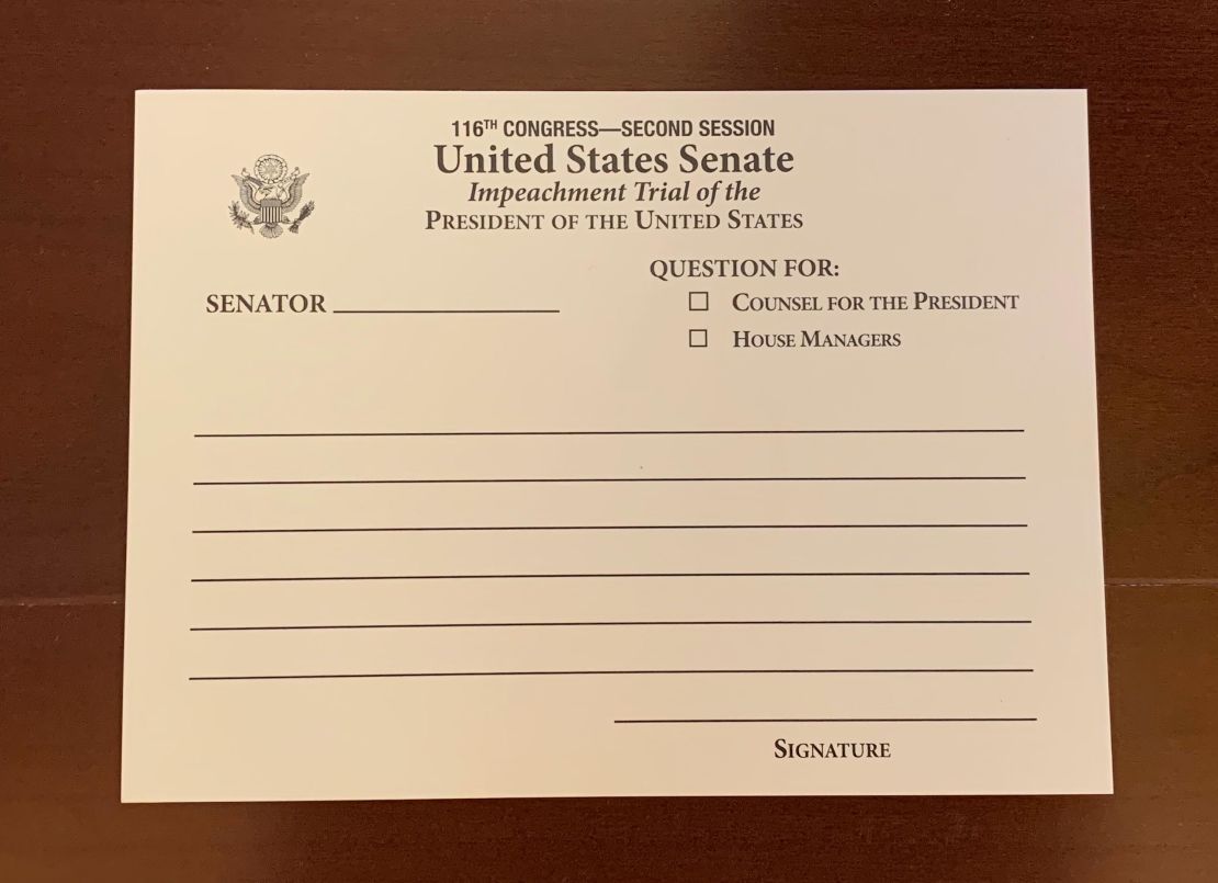 official senate form