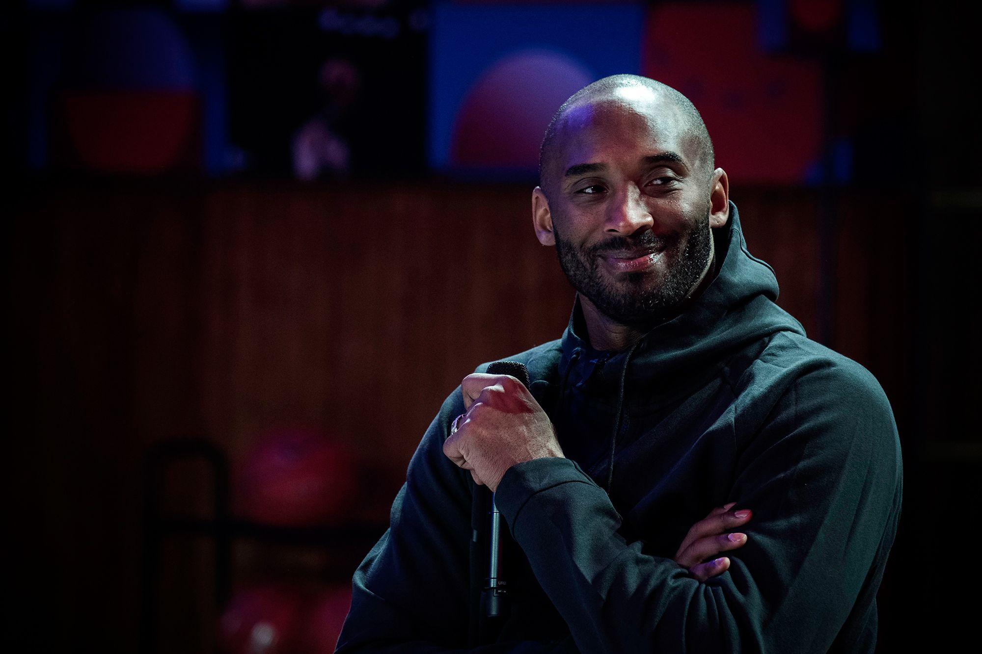 At Kobe's memorial Kobe is wearing an Eagles beanie. We lost our most  popular fan. : r/eagles