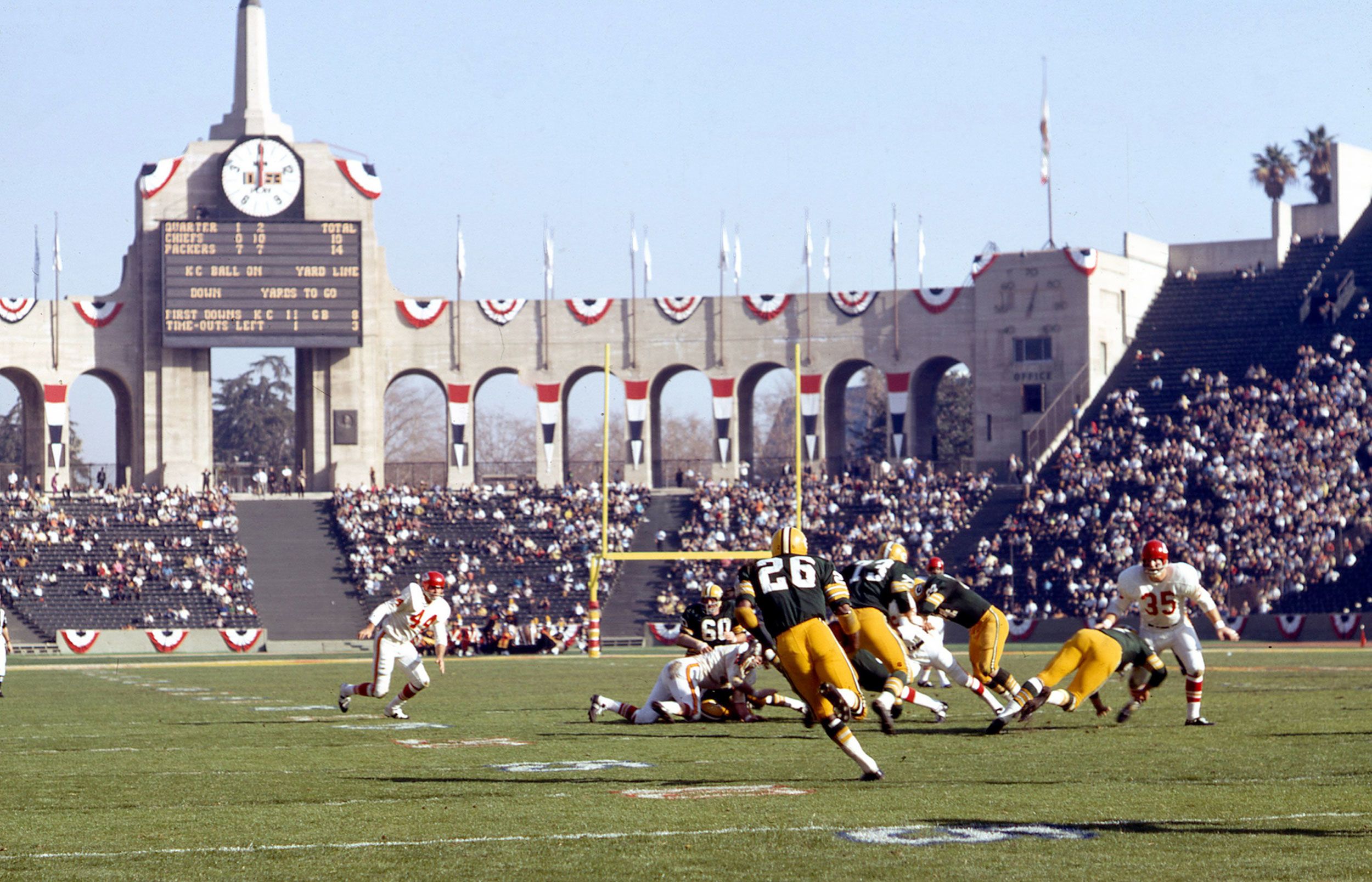 In pictures: The first Super Bowl