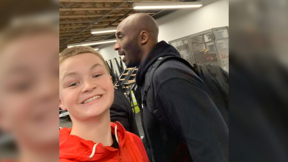 Brady Smigiel, 13, captured this photo of Kobe Bryant on Saturday.