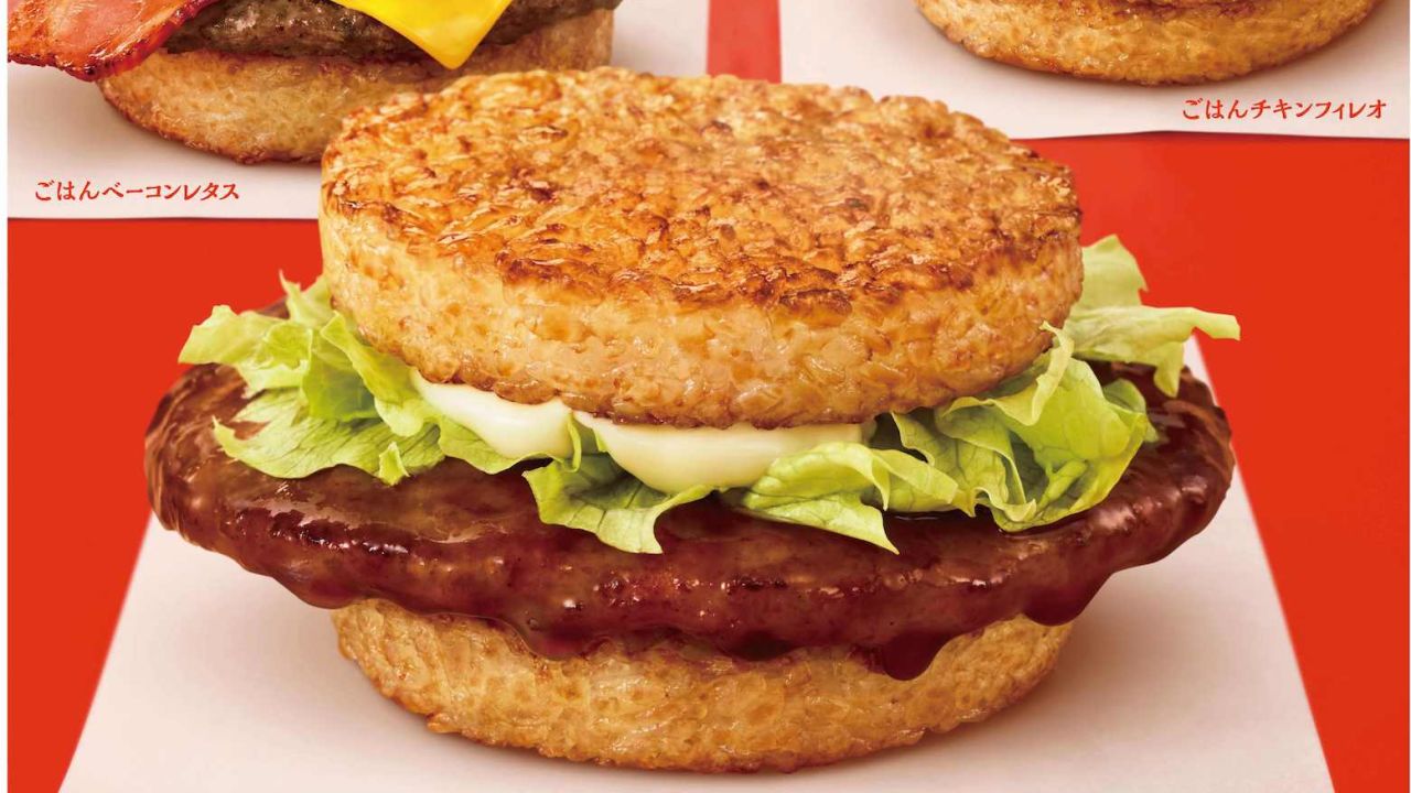 The "rice (gohan) burger" seeks to find a harmonious middle-ground between Western and Asian consumer tastes, according to McDonald's.  