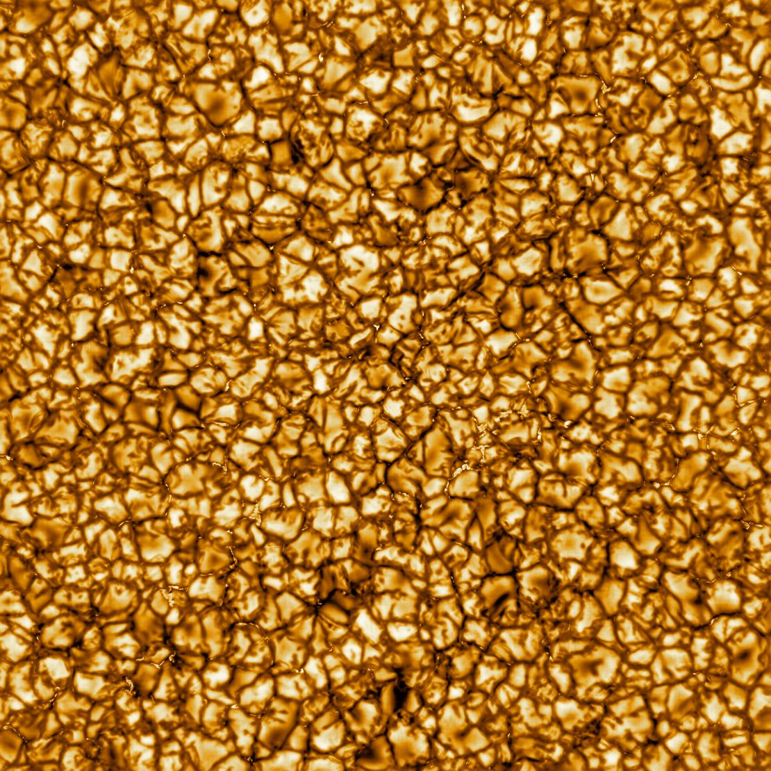 The Daniel K. Inouye Solar Telescope has produced the highest resolution image of the sun's surface ever taken. 