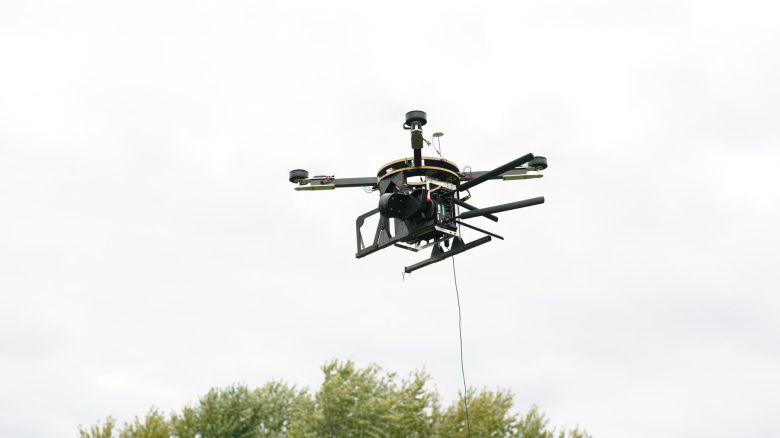 Telelift is a "flying cellphone tower" designed to bring internet connectivity to people in remote areas.