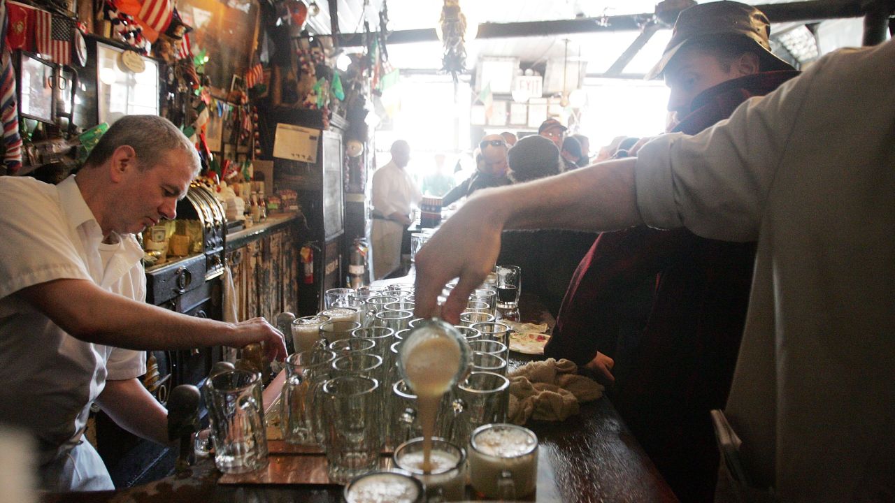 The East Village bar has only two options on tap: light or dark beer.