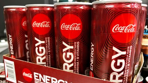 Coke Energy landed on US retail shelves earlier this month.
