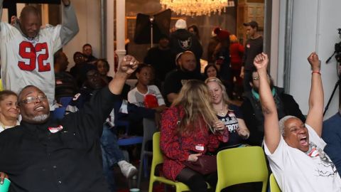 Volunteers and guests enjoy the Super Soul Party on February 3, 2019, in New York.