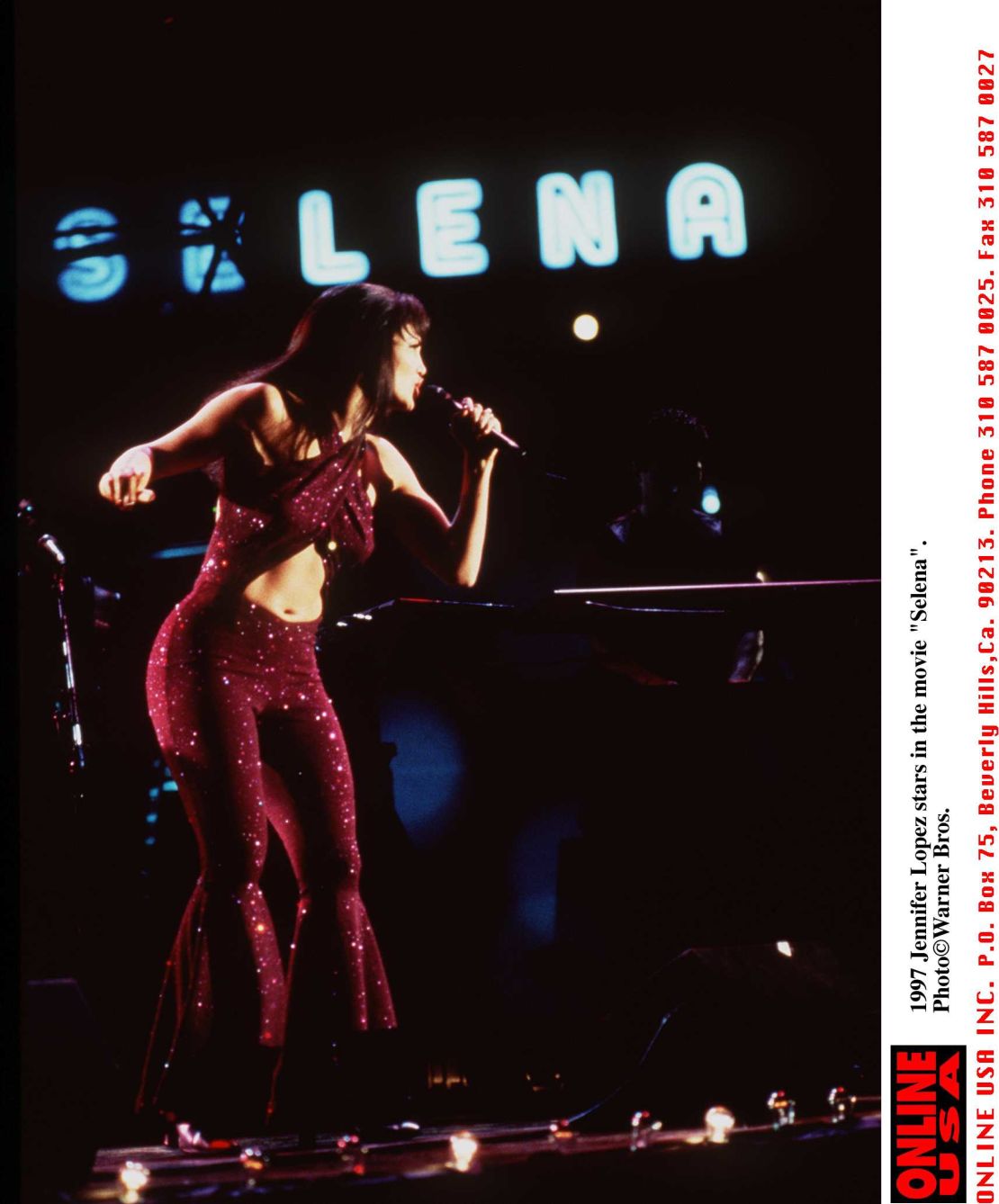 Jennifer Lopez stars in the movie 'Selena' (1997)