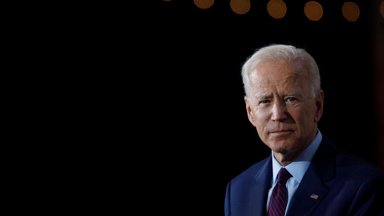 In this August 7, 2019, file photo, former Vice President Joe Biden speaks at a presidential campaign news conference in Burlington, Iowa.