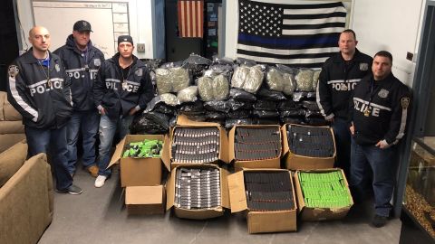 NYPD recovered 275 pounds of marijuana and almost 12,000 THC vaping cartridges. 
