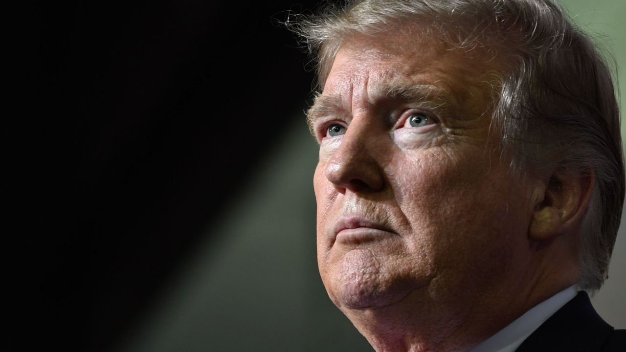 US President Donald Trump speaks during a rally in El Paso, Texas on February 11, 2019. (Nicholas Kamm / AFP/Getty Images)       