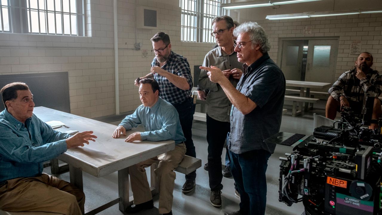 Pablo Helman on the set of "The Irishman"