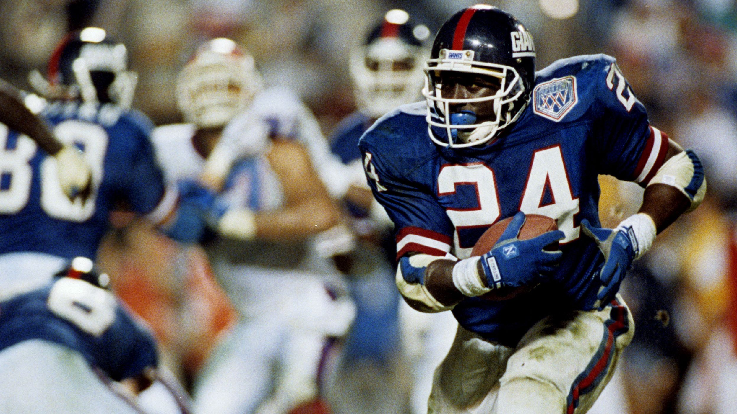 <strong>Super Bowl XXV (1991):</strong> Super Bowl XXV will likely always be remembered for Buffalo kicker Scott Norwood missing a field goal as time expired. But New York Giants running back Ottis Anderson won MVP in what was the closest Super Bowl ever. Anderson had 102 yards and a touchdown as the Giants prevailed 20-19.