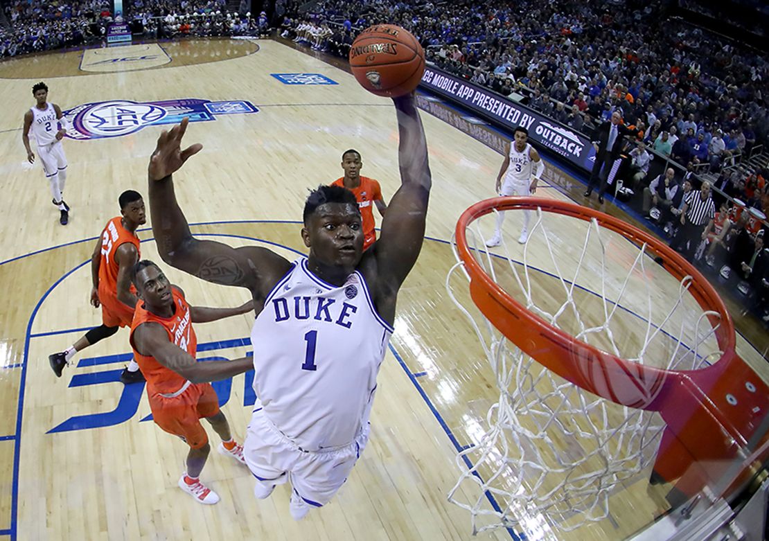 Williamson only played one dominant year at Duke University before declaring for the NBA Draft.