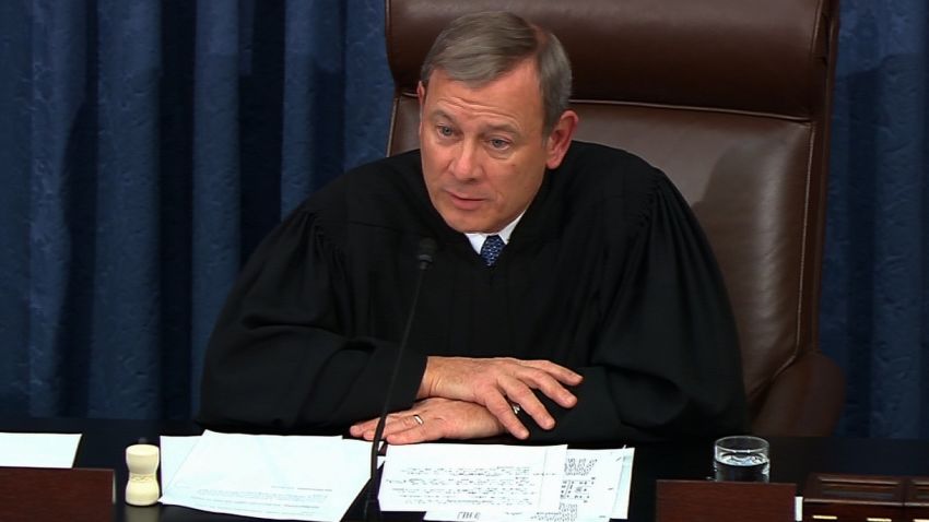 john roberts senate trial