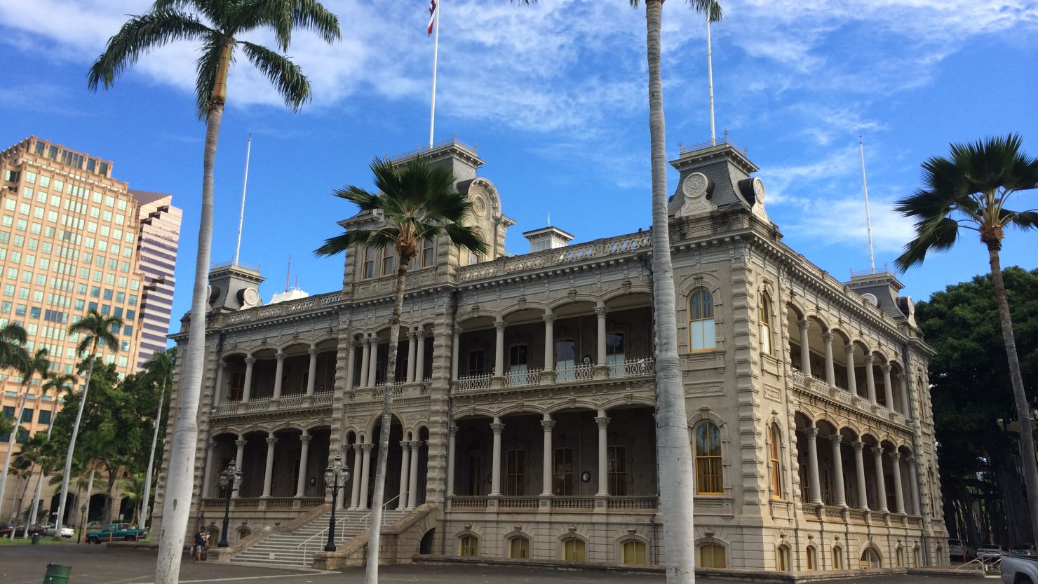 Iolani Palace, in Honolulu, Hawaii, is the only official residence of royalty in the United States.