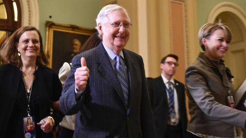 mitch mcconnell thumbs up 0131