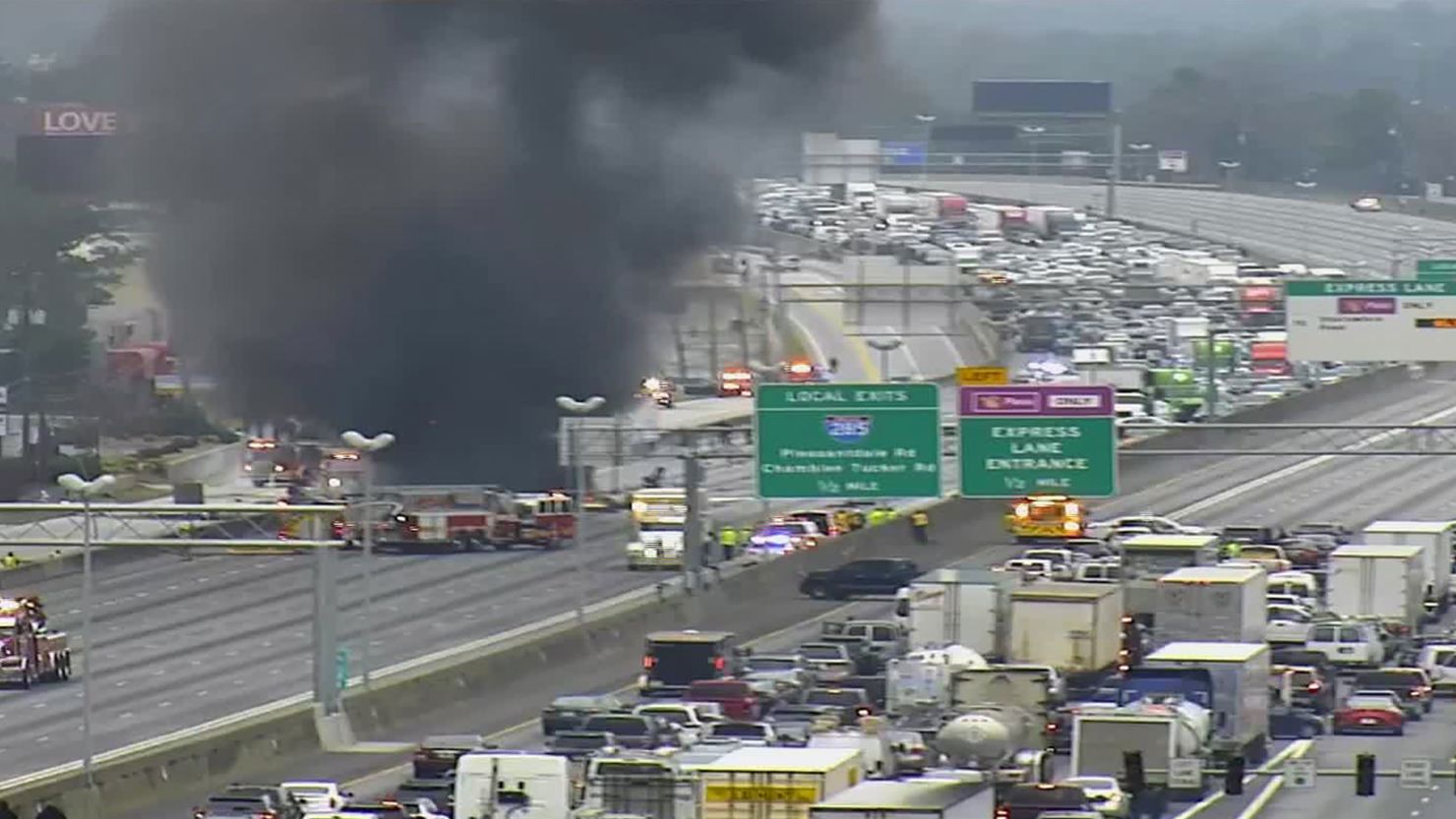 Fiery crash kills 2 on I85 near Atlanta CNN