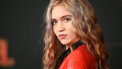 Canadian singer-songwriter Grimes (Claire Elise Boucher) attends the world premiere of "Captain Marvel" in Hollywood, California, on March 4, 2019. (Photo by Robyn Beck / AFP)        (Photo credit should read ROBYN BECK/AFP via Getty Images)
