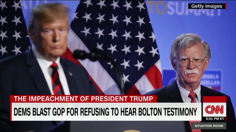 Bolton Revelations On Trump And Ukraine Cnn