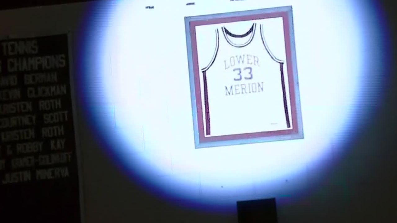 Kobe Bryant 33 Lower Merion High School Light Blue Basketball