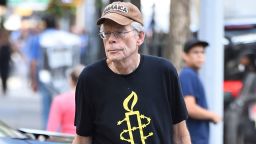 NEW YORK - SEPTEMBER 26: Stephen King seen out in Manhattan on September 26, 2017 in New York, New York. (Photo by Josiah Kamau/BuzzFoto via Getty Images)