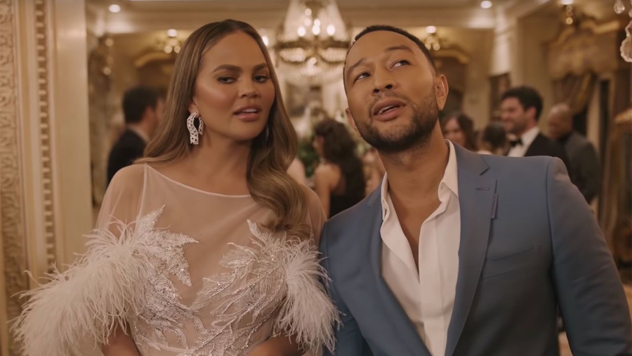 John Legend and Chrissy Teigen appear in an ad for Genesis.