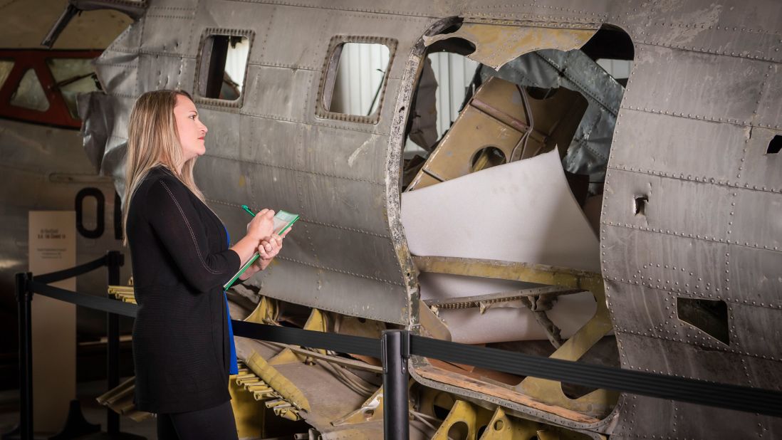 <strong>Take the tour: </strong>Gregory and her team share stories about the people who once flew the tremendous aircraft that make up the museum's impressive collection. 