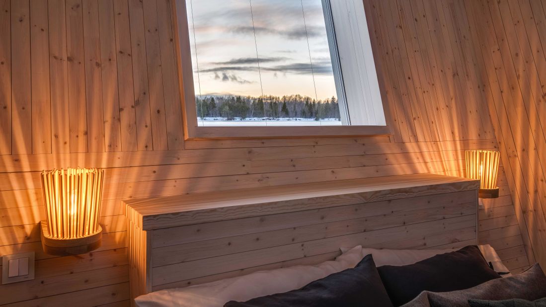 <strong>Cozy vibe: </strong>The interior of the cabins is minimalistic, Scandi-chic coziness.