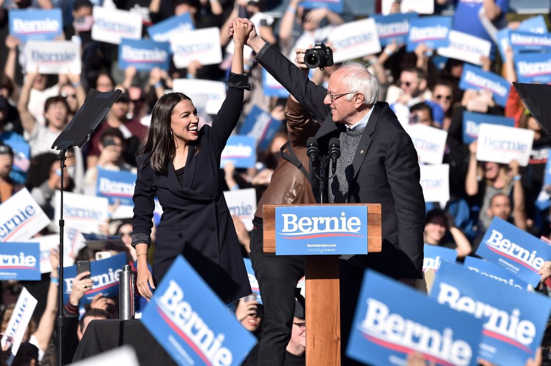 I Am Back' Bernie Sanders Tells Supporters At Queens Rally With Alexandria  Ocasio-Cortez