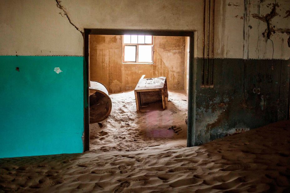 Abandoned villages have become tourist attractions around the world, with Kolmanskop, Namibia - a former mining town - among the most popular examples. 