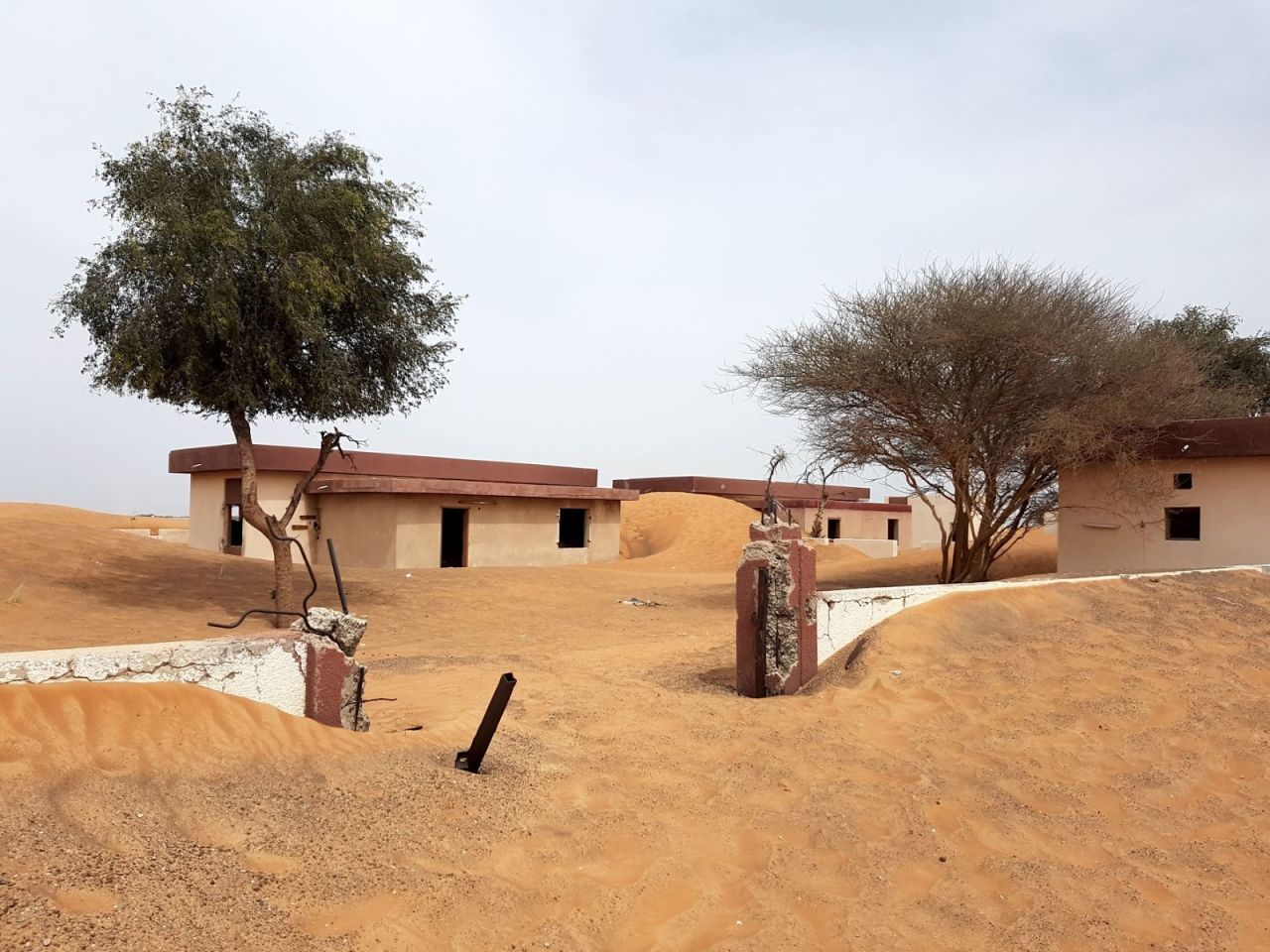 The abandoned village of Al Madam.